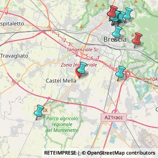 Mappa Via Fornaci, 25121 Brescia BS, Italia (6.05167)