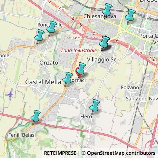 Mappa Via Fornaci, 25121 Brescia BS, Italia (2.29417)