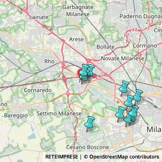 Mappa Via Eugenio Curiel, 20016 Pero MI, Italia (4.51182)