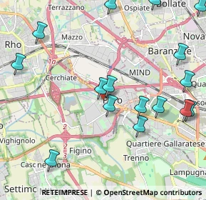 Mappa Via Eugenio Curiel, 20016 Pero MI, Italia (2.8855)