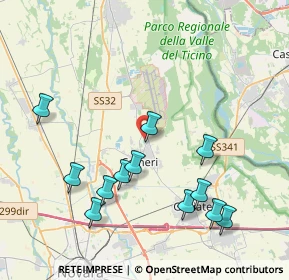 Mappa Strada Montebianco, 28062 Cameri NO, Italia (4.3125)