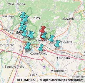 Mappa Via V. Busi, 25086 Rezzato BS, Italia (6.162)