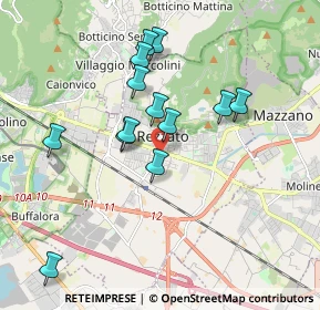 Mappa Via V. Busi, 25086 Rezzato BS, Italia (1.69231)