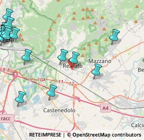 Mappa Via V. Busi, 25086 Rezzato BS, Italia (6.516)
