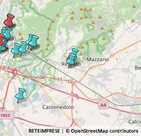 Mappa Via V. Busi, 25086 Rezzato BS, Italia (6.5405)