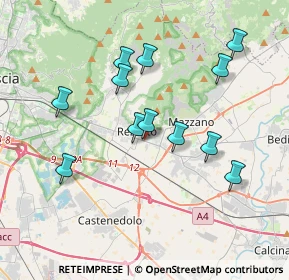 Mappa Via Brescia, 25086 Rezzato BS, Italia (3.5175)