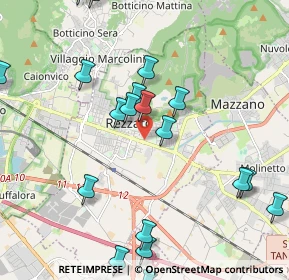 Mappa Via Brescia, 25086 Rezzato BS, Italia (2.552)