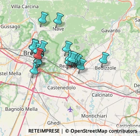 Mappa Via Brescia, 25086 Rezzato BS, Italia (5.555)