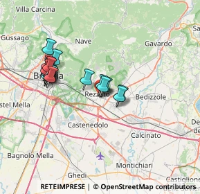 Mappa Via Brescia, 25086 Rezzato BS, Italia (6.654)