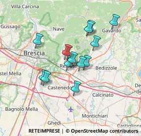 Mappa Via Brescia, 25086 Rezzato BS, Italia (5.57615)