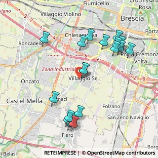 Mappa Traversa Diciottesima Villaggio Sereno, 25125 Brescia BS, Italia (2.2165)