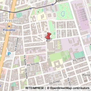 Mappa Via Pompeo Mariani, 2, 20128 Milano, Milano (Lombardia)