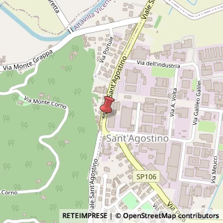 Mappa Viale Sant' Agostino, 32/1, 36057 Arcugnano, Vicenza (Veneto)