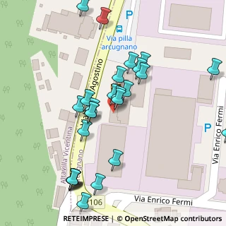 Mappa Via S. Agostino, 36057 Arcugnano VI, Italia (0.07552)