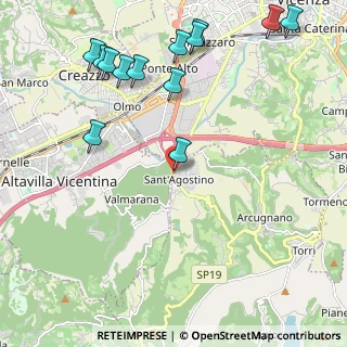 Mappa Via S. Agostino, 36057 Arcugnano VI, Italia (2.67231)