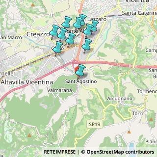 Mappa Via S. Agostino, 36057 Arcugnano VI, Italia (2.01)