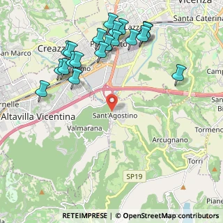 Mappa Via S. Agostino, 36057 Arcugnano VI, Italia (2.45)