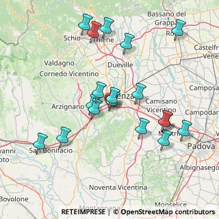 Mappa Via S. Agostino, 36057 Arcugnano VI, Italia (15.71167)