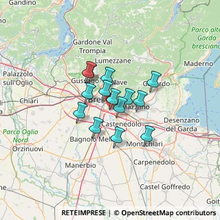 Mappa 25134 Brescia BS, Italia (8.57929)