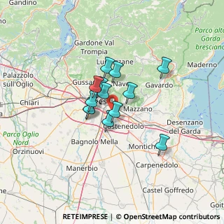Mappa 25134 Brescia BS, Italia (8.64385)