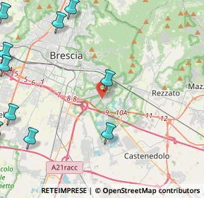 Mappa 25134 Brescia BS, Italia (7.08231)