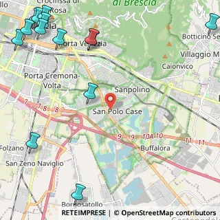 Mappa 25134 Brescia BS, Italia (3.62429)