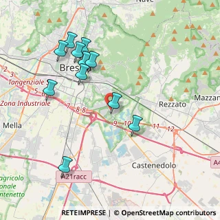 Mappa 25134 Brescia BS, Italia (4.07636)