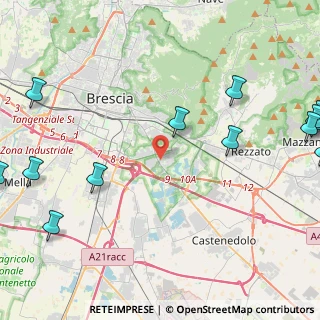 Mappa 25134 Brescia BS, Italia (6.62538)