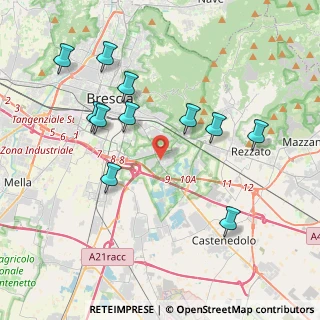 Mappa 25134 Brescia BS, Italia (4.08091)