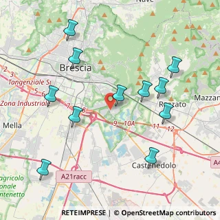 Mappa 25134 Brescia BS, Italia (4.40091)