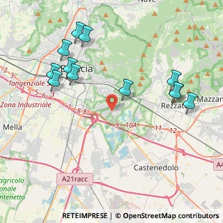 Mappa 25134 Brescia BS, Italia (4.64833)