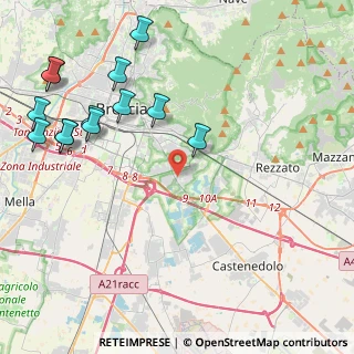 Mappa 25134 Brescia BS, Italia (5.33615)