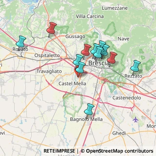 Mappa Via Luigi Gussalli, 25125 Brescia BS, Italia (6.82538)