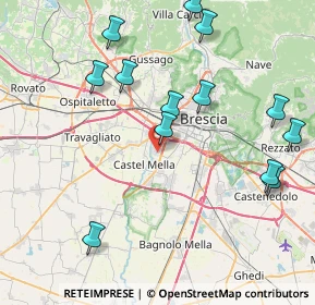 Mappa Via Luigi Gussalli, 25125 Brescia BS, Italia (9.19615)