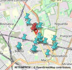 Mappa Via Privata Baveno, 20161 Milano MI, Italia (0.7765)