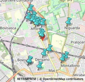 Mappa Via Privata Baveno, 20161 Milano MI, Italia (0.9485)