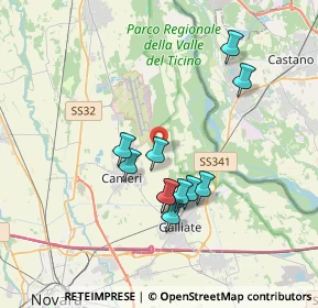 Mappa Via Picchetta, 28062 Cameri NO, Italia (3.11727)