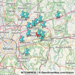 Mappa Via Giove, 20051 Cassina De' Pecchi MI, Italia (6.32929)