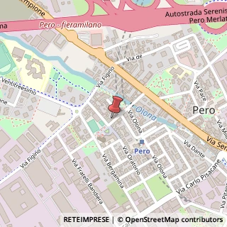 Mappa Via Eugenio Curiel, 26, 20016 Pero, Milano (Lombardia)