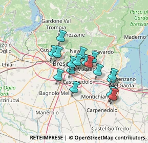 Mappa Via Gaetano Bargnani, 25135 Brescia BS, Italia (10.06389)