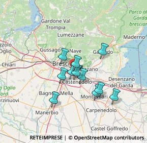 Mappa Via Gaetano Bargnani, 25135 Brescia BS, Italia (9.95818)