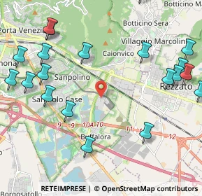 Mappa Via Gaetano Bargnani, 25135 Brescia BS, Italia (2.781)