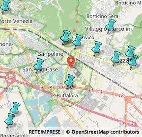 Mappa Via Gaetano Bargnani, 25135 Brescia BS, Italia (2.55846)