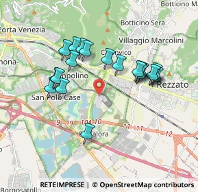 Mappa Via Gaetano Bargnani, 25135 Brescia BS, Italia (1.699)