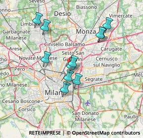 Mappa 20128 Milano MI, Italia (6.44)