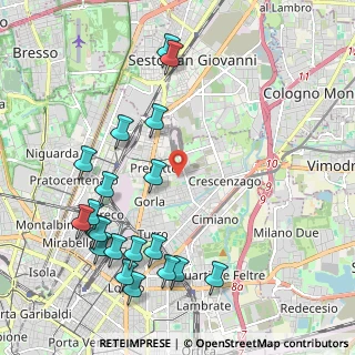 Mappa 20128 Milano MI, Italia (2.468)