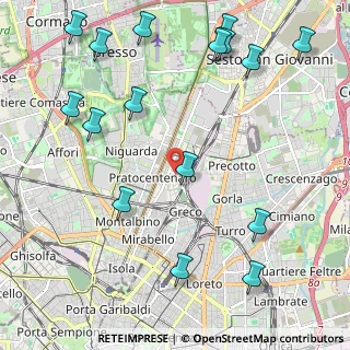 Mappa Via Privata San Basilio, 20125 Milano MI, Italia (2.79375)