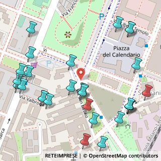 Mappa Via Privata San Basilio, 20125 Milano MI, Italia (0.17)
