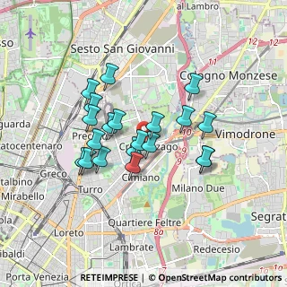 Mappa Via Privata Ambrogio De Marchi Gherini, 20128 Milano MI, Italia (1.441)