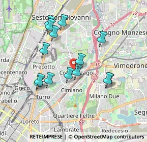 Mappa Via Privata Ambrogio De Marchi Gherini, 20128 Milano MI, Italia (1.715)
